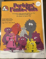 Vtg 1973 Perkins Fanta-Mals Creative-Educational Child Care Toy By Unlimited