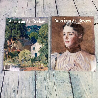 2 Vtg American Art Review Magazines 2003-2004 August / February Painting Artists