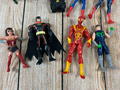 Marvel & Dc Toy Figures lot of 9 Spiderman Batman Superman | eBay