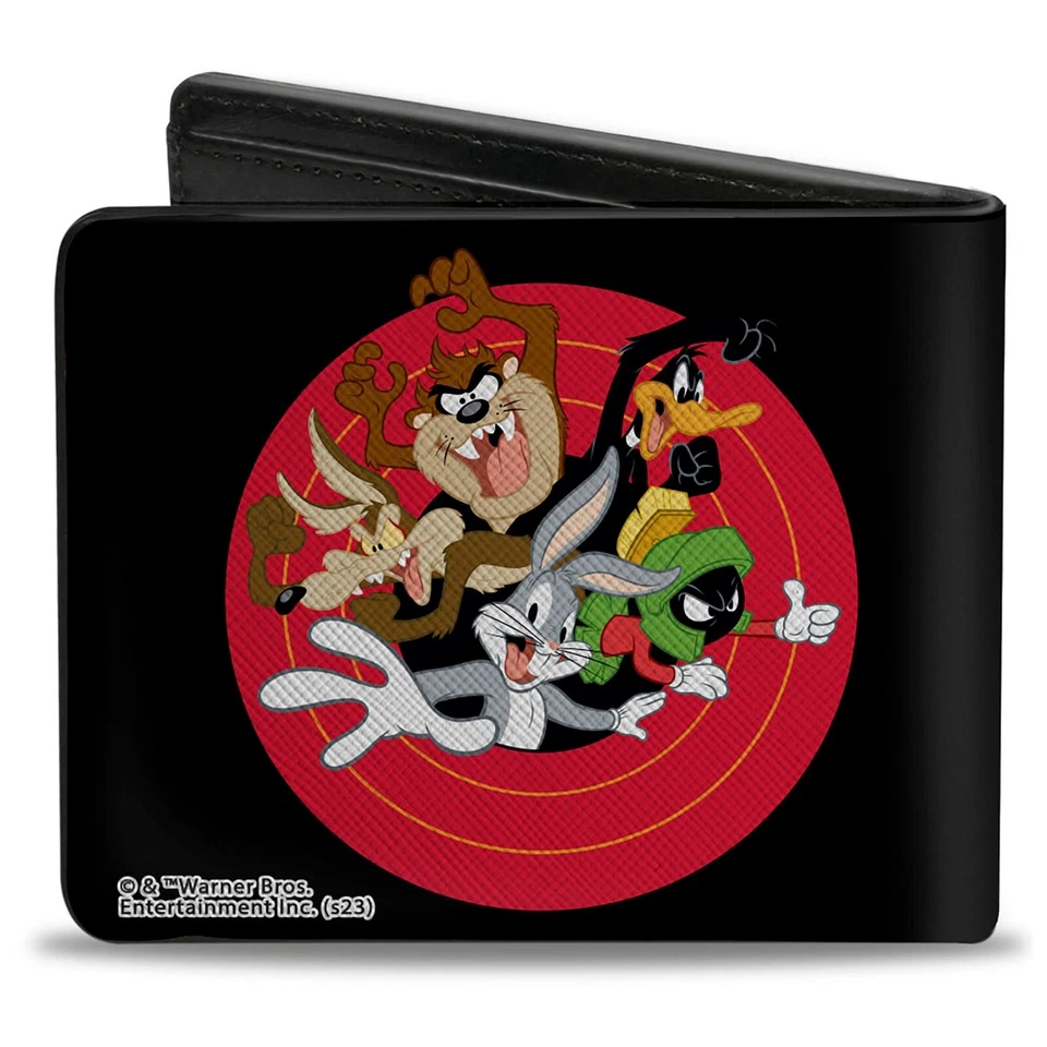 BUCKLE DOWN LOONEY TUNES BIFOLD WALLET & Bugs And Daffy Crew Socks.  Fun Gift!! - Image 3 of 4