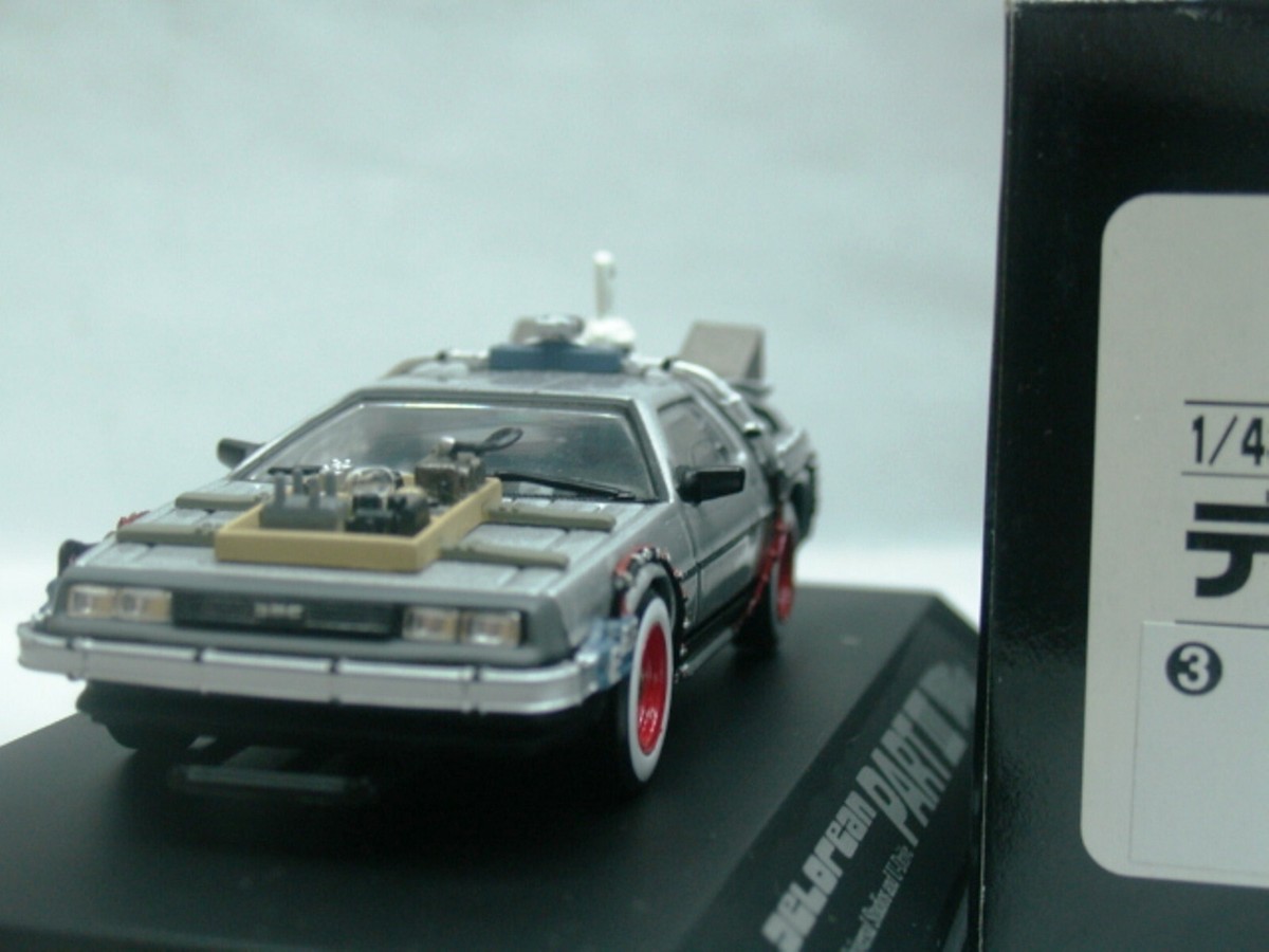WOW EXTREMELY RARE DeLorean DMC12 1990 Back to Future III TM 1:43