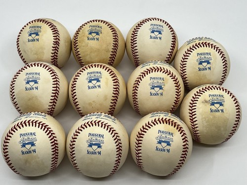 Cleveland Indians Inaugural Season 1994 '94 Official MLB Rawlings Baseball Qty - Picture 2 of 6