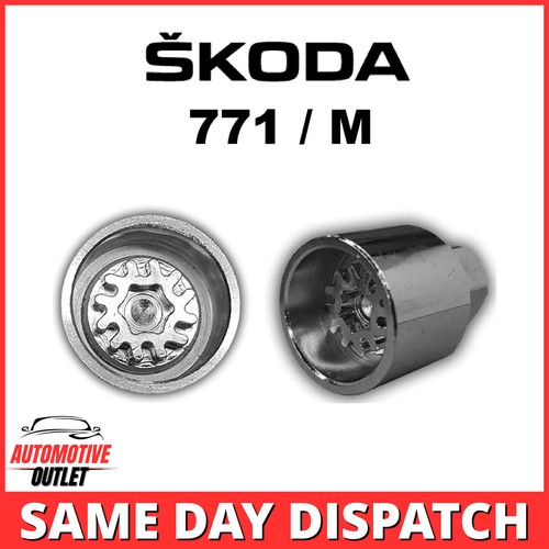 771 / M MASTER LOCKING 17mm WHEEL SECURITY NUT KEY BOLT SOCKET REMOVER FOR SKODA