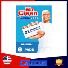 Mr. Clean Magic Eraser Original Cleaning Pads, 6 Count - Bathroom Multi Purpos