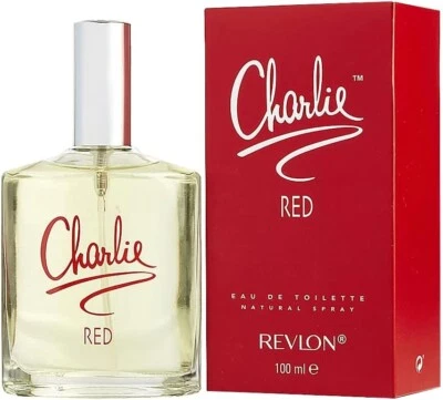 Revlon Charlie RED Eau De Toilette Perfume Natural Spray, Travel Size - 100mL