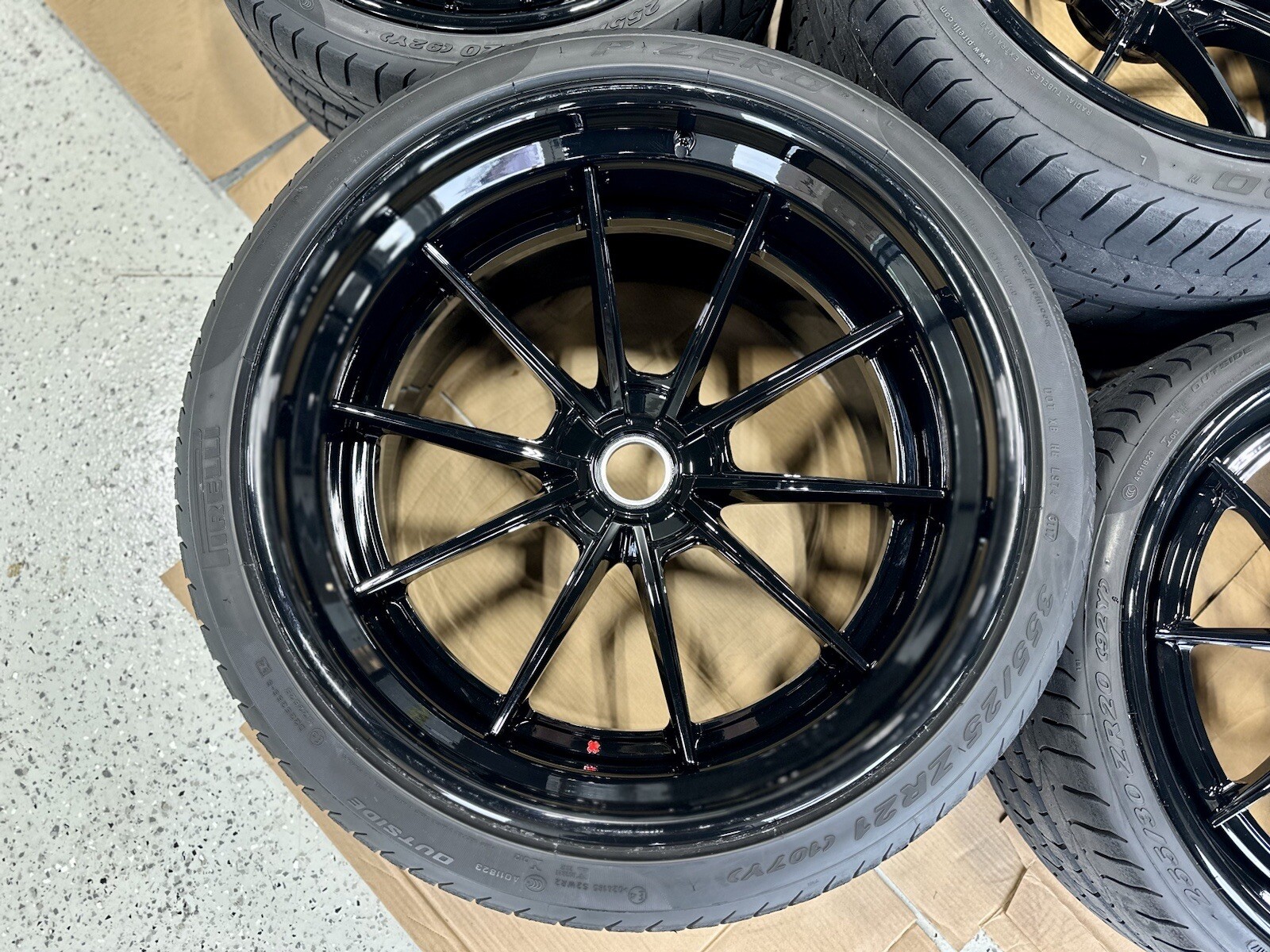 ANRKY AN38 3-Piece Forged Wheels for PAGANI HUAYRA with Tires CUSTOM ONE-OF-ONE!