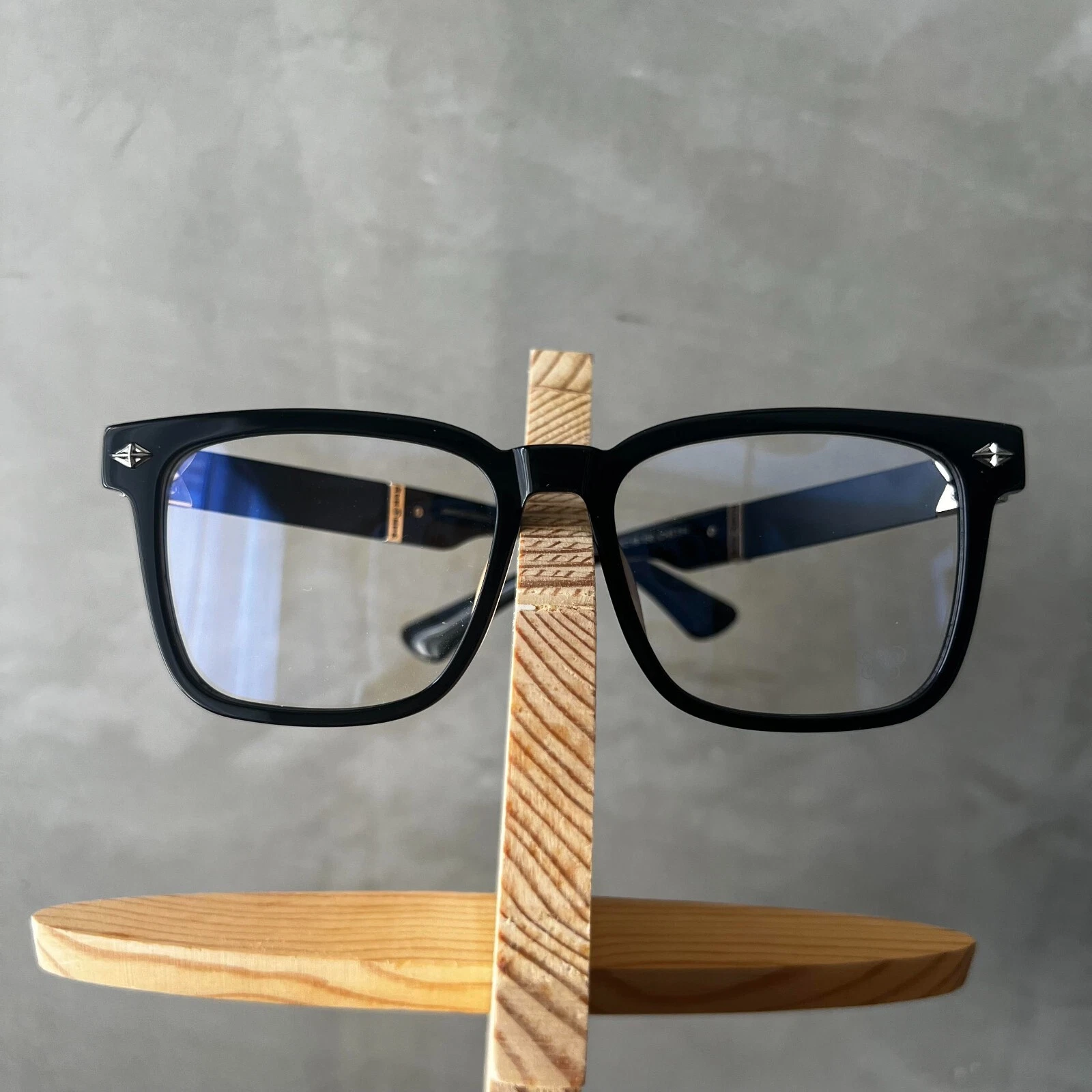 CHROMEHEARTS/ BLACK SILVER FRAME EYEGLASSES 8164
