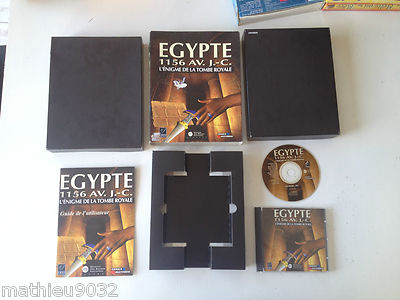 Jeu PC Big Box : Lot Cryo Egypte & Chine - Aventure En Français, Bon état