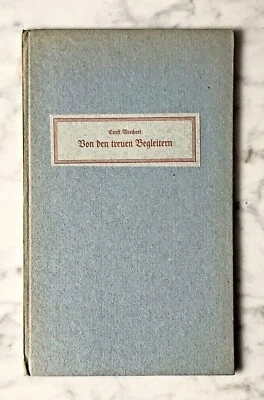 Ernst Wiechert: Von den treuen Begleitern, Hamburg o.J. (1937), EA - Bild 1 von 2