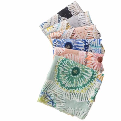 Bohemian Style Floral Printed Scarf Premium Soft Hijab Tuch Halstuch