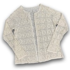 Antique Handmade Crochet Lace Cardigan