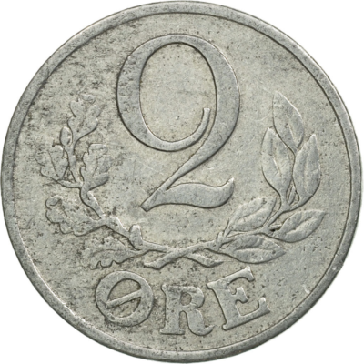 Danish Coin 2 Øre | Christian X | German Occupation | Oak