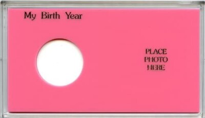 Capital Plastic 4'' x 7'' Single Coin Meteor Holder My Birth Year Silver Eagle NEW
