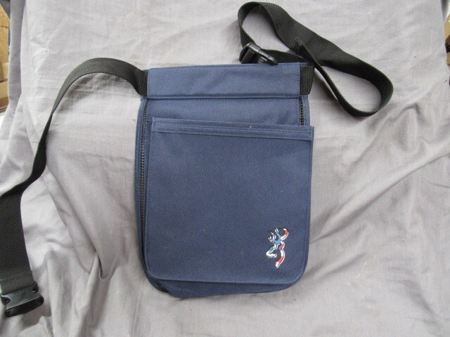Browning   Shot Gun Shell Bag  with Belt Measures about  13" X 9"