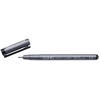 Copic Markers Multiliner 0.8 Black Pigment Based Ink JAPAN IMPORT