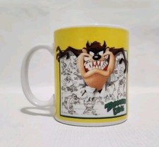 Vintage 1995 Looney Tunes Warner Bros Taz Tasmanian Devil Coffee Mug