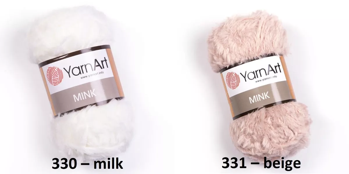 Yarn Yarnart Mink yarn faux fur yarn long eyelash yarn fun fur