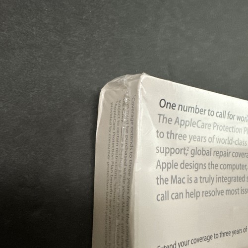 AppleCare Protection Plan for MacBook Pro With Apple Display NEW SEALED - Picture 10 of 11