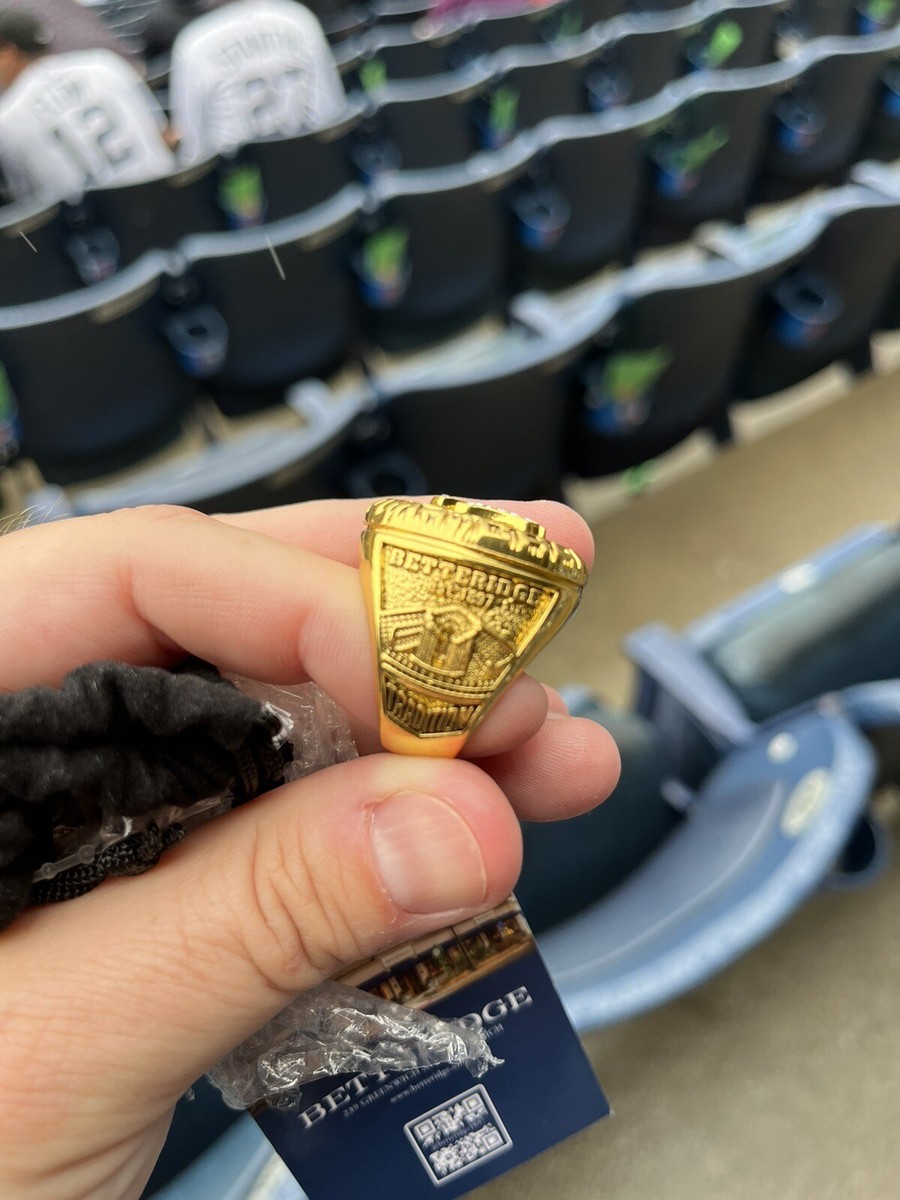 9/10 Yankees 2023 SGA 1998 Championship Replica Ring 18k