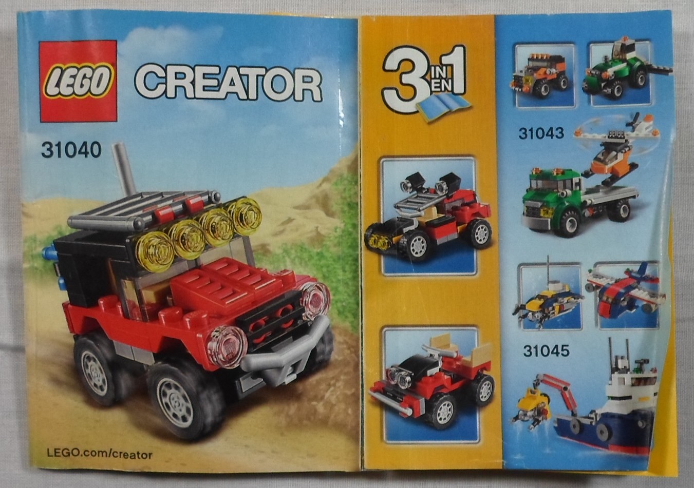 lego creator 31040