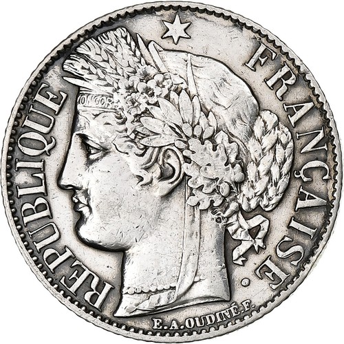 [#1103037] France, Franc, Ceres, 1888, Paris, Silver, EBC, KM:822.1 - Picture 1 of 2