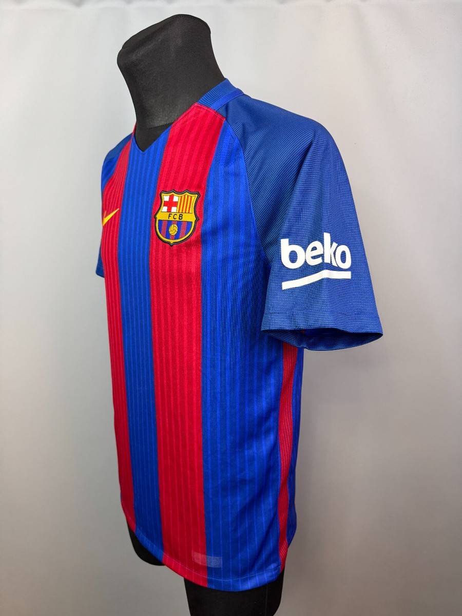 BARCELONA 2016 2017 MESSI HOME SHIRT FOOTBALL SOCCER JERSEY NIKE