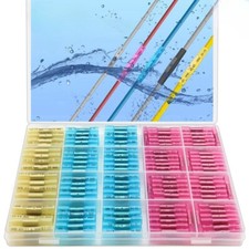 500 100x Heat Shrink But Connector Waterproof Electrical Wire Marine Butt Splice