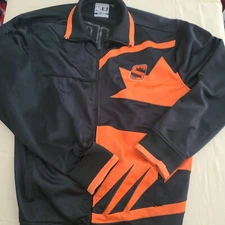 Phoenix Suns NBA UNK Black Orange Full Zip Sweater Sweatshirt Size 2XL XXLarge