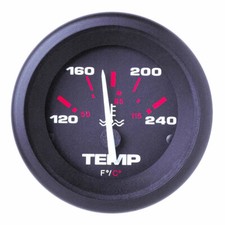 Sierra 57904p Marine Boat Amega 2 Water Temperature Gauge Io Ib Round Teleflex