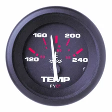 Sierra 57904P Marine Boat Amega 2" Water Temperature Gauge I/O IB Round Teleflex