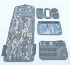 Military Molle Equipped Toiletry Bathroom Camping Travel Wash Kit Bag DIGITAL