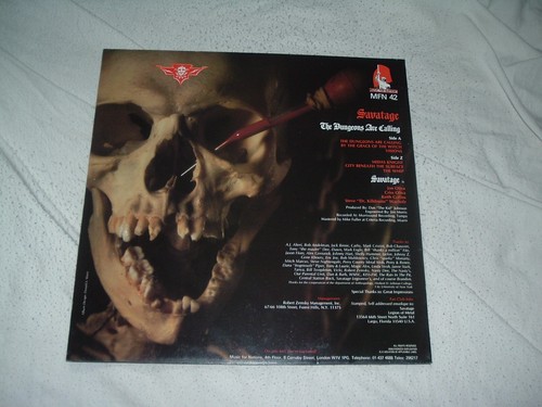 SAVATAGE The Dungeons Are Calling '85 ORIGINAL UK !! IMPORT 1st press NMint - Picture 2 of 2