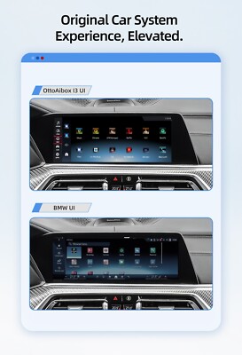OttoAibox i3 AI Box For BMW Wireless Carplay Adapter w/Disney+TK 4