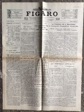 N141 The Front Page Of The Newspaper Le Figaro May 7 1931