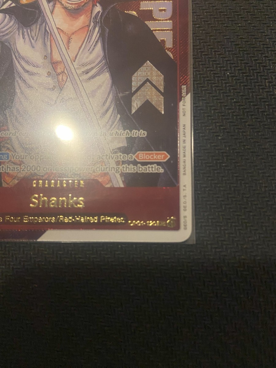 Serialised Shanks English Version 0134 Op01-120 Tournament Promo