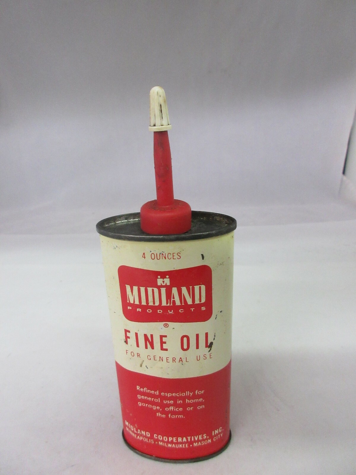 VINTAGE ADVERTISING MIDLAND OIL HANDY OILER OIL AUTO TIN CAN 744-G | eBay
