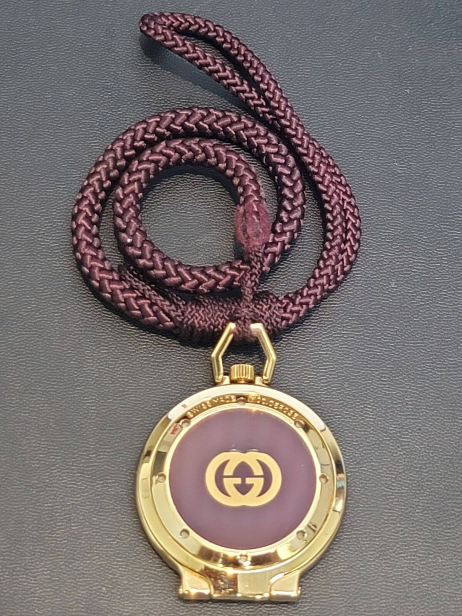 Gucci pocket watch 18kt gold plated | eBay