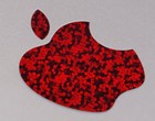 Macbook Neo Apple Red Glitter Color Changer Decal - Opaque Vinyl Decal Sticker