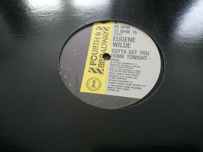 EUGENE WILDE GOTTA GET YOU HOME TONIGHT 1984 12'' FULL LENGTH VINYL RELEASE UK