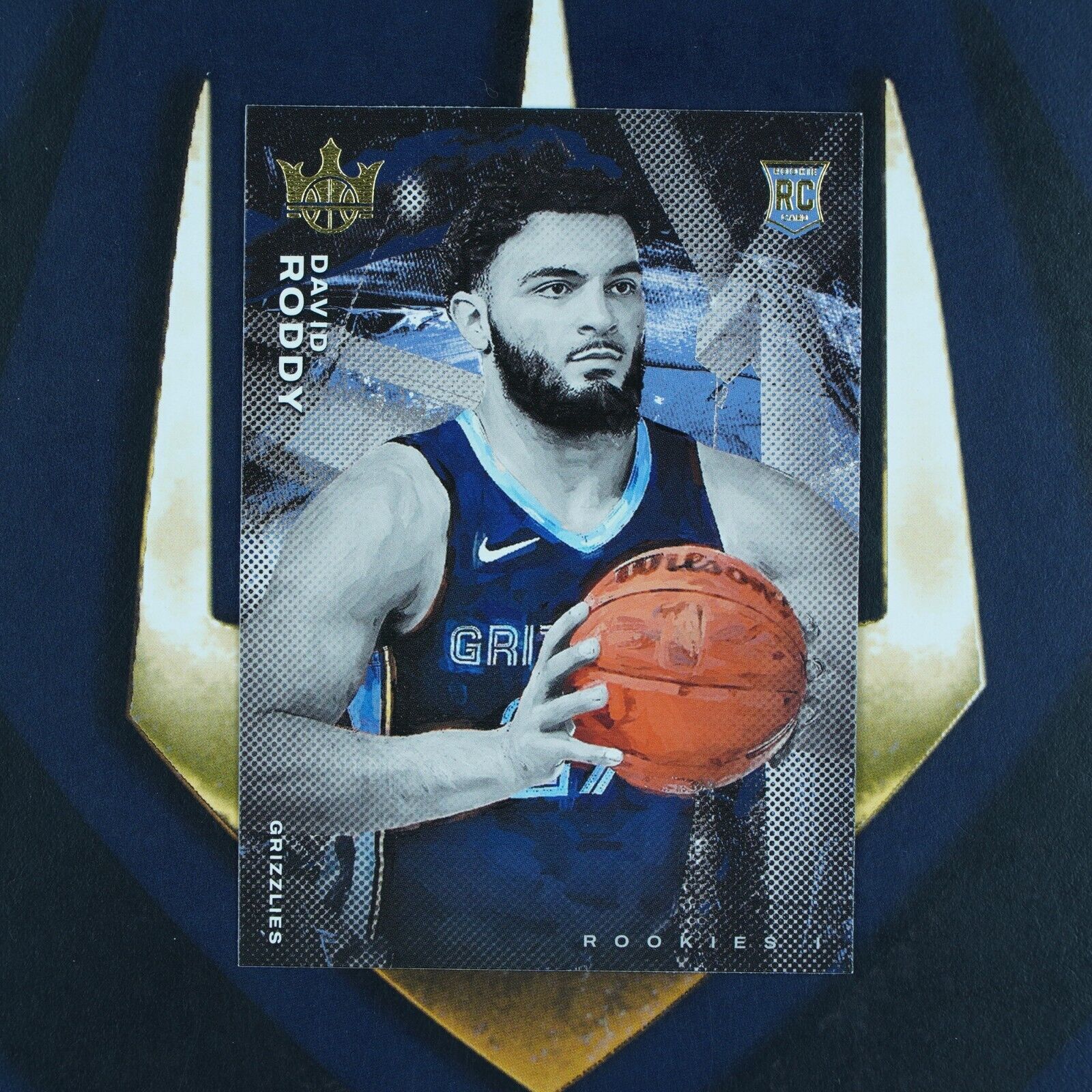 David Roddy 2022-23 Panini Court Kings #98 Rookies I Memphis Grizzlies RC