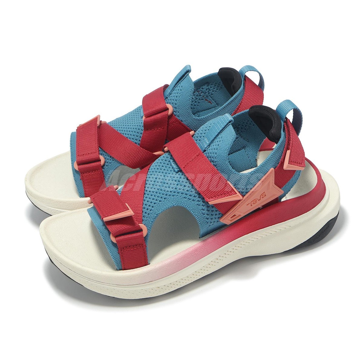 Teva W Aventrail Blue Red Women Hiking Outdoor Trail Sandal