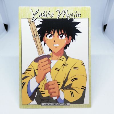 60 Myojin Yahiko Rurouni Kenshin Samurai X Card DASS Masters JUMP MAGAZINE
