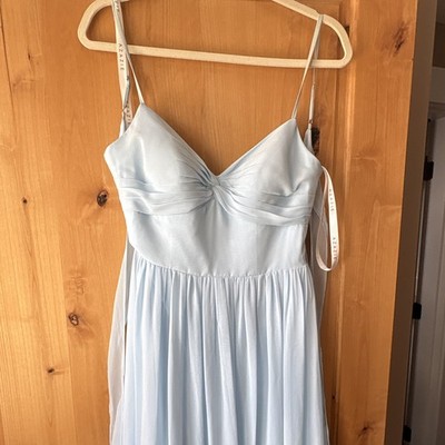 azazie light blue dress Azazie Deandra