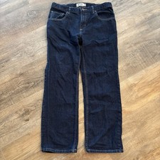 Urban Pipeline Kids Boys 16 Husky Dark Blue Jeans Regular Relaxed Fit Classic