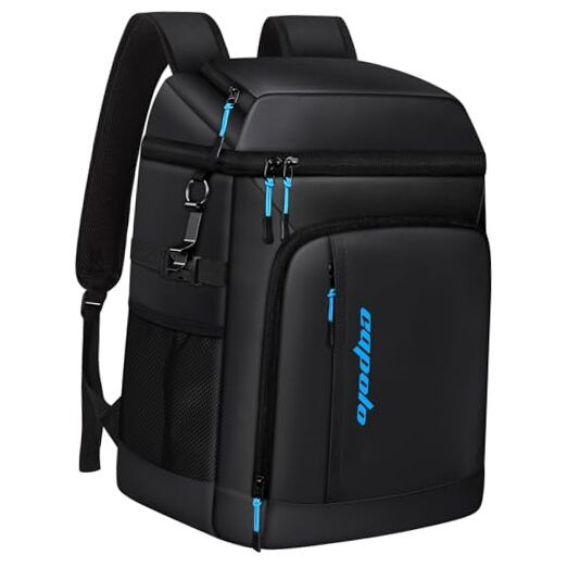 Insulated Leak-Proof Cooler Backpack Holds 36-45 Cans for Camping