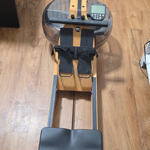 WaterRower Wood Water Resistance Rowing Machine w/ LCD Display