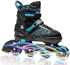 Adjustable Inline Skates for Kids and Adults with Light up Wheels Beginner Sk...