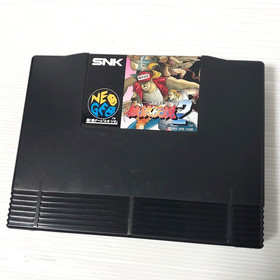 Fatal Fury 2 Neo Geo AES ORIGINAL with cartridge case Works fine Import Japan