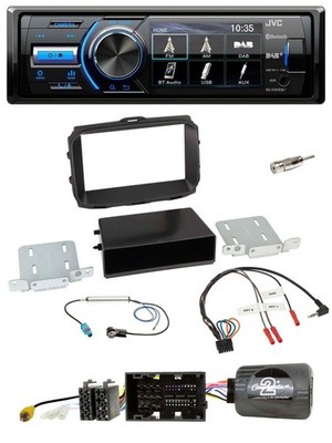 JVC Bluetooth Lenkrad USB DAB Autoradio für Alfa Giulietta 940 Facelift 2014-202
