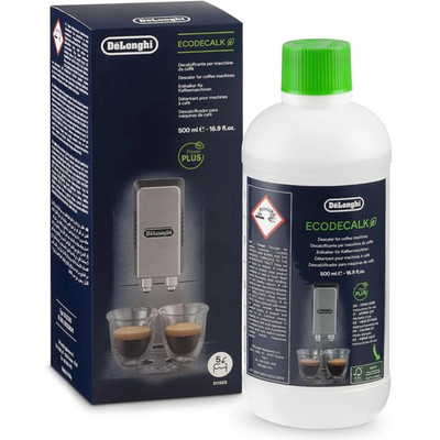 De'Longhi Original EcoDecalk DLSC500 Descaler for Coffee Machines, 500ml